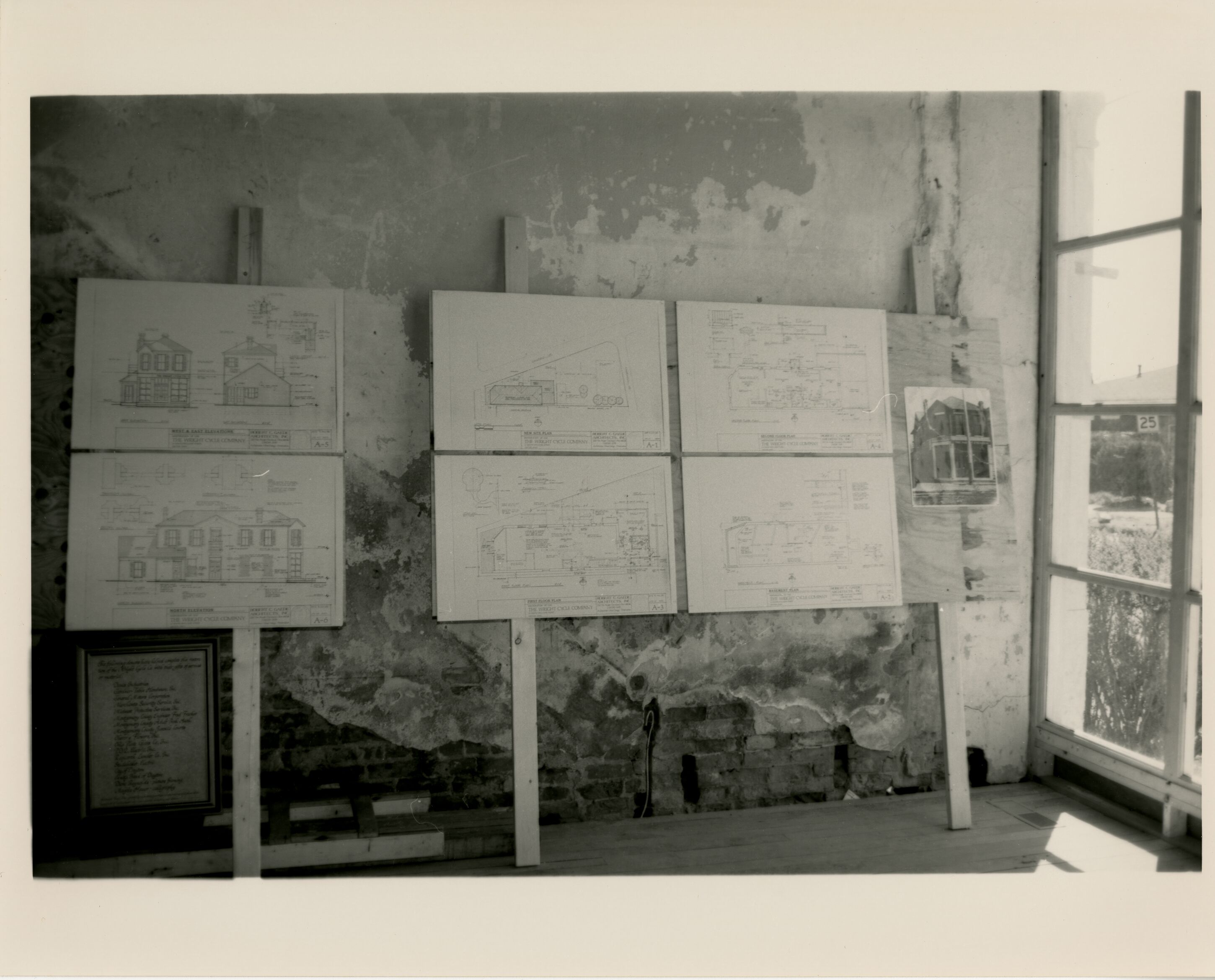 Wright Brothers and Paul Laurence Dunbar exhibit in Wright Cycle Company