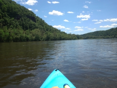 Kayaking on the Middle Delaware River