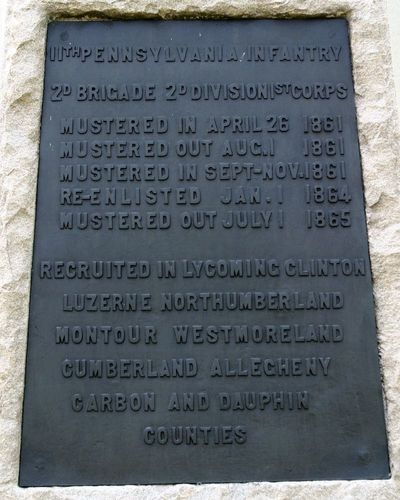 11th Pennsylvania Infantry Monument