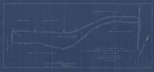 Plan of Tract of Land A Portion of The Estate Robert W. Pechin dec'd