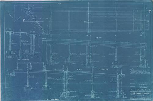 20439.BL-(GROUP 1) Elmira, NY--East Water Street Viaduct [1928]