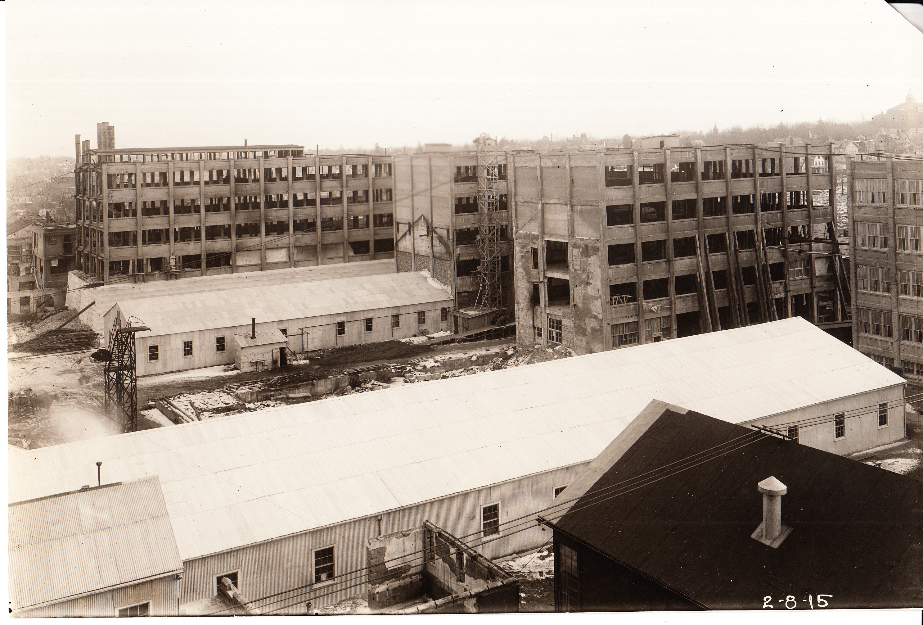 General view of phonograph works from Building 24.