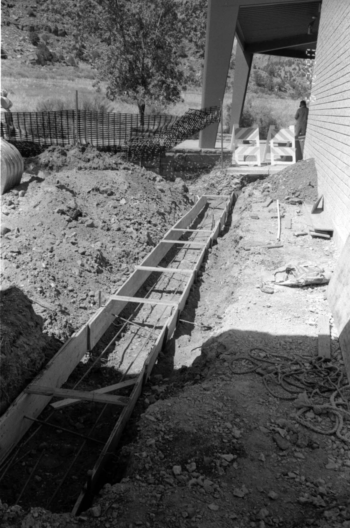 Construction of headquarters addition.