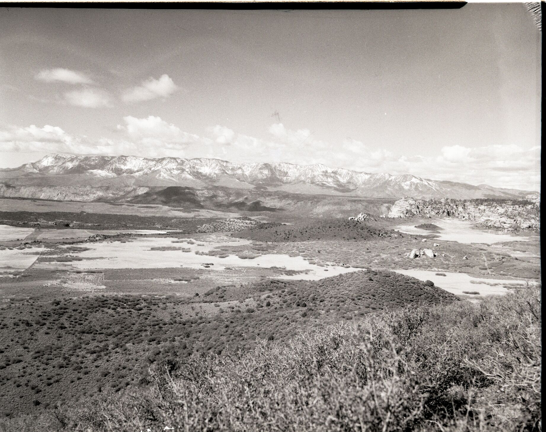 View looking west from Spendlove Knoll for boundary change.