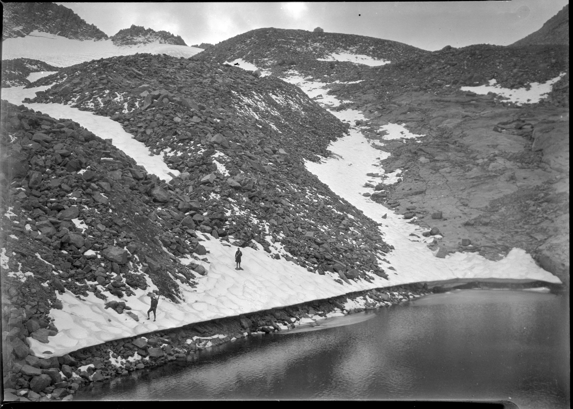 Maclure Glacier and Upper Lake