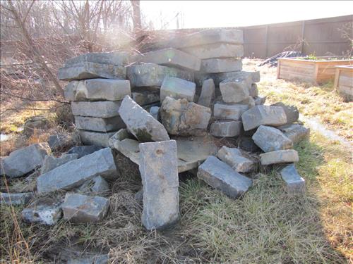 Hancock Avenue Gates (stone) at Gettysburg National Military Park in January 2012.