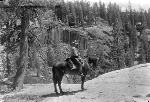 Supterintendent W.B. Lewis & Devil Postpile.