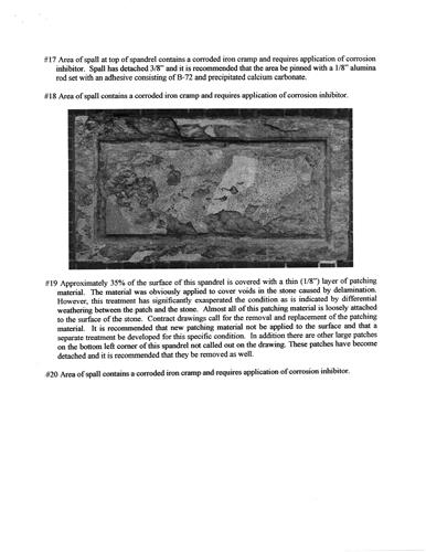 Additional Treatment report for Independence Hall at Independence National Historical Park in June 2007