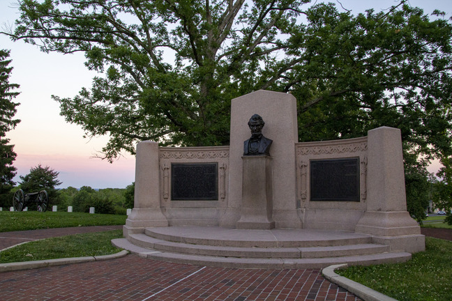 The Gettysburg Address Memorial at the Soldier's National Cemetery