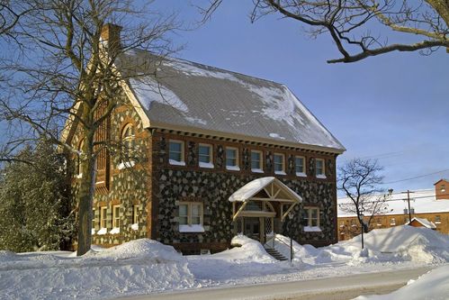 Former Calumet & Hecla Public Library in Keweenaw National Historical Park