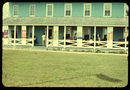 Museum of the Sea with Centennial banners, August 1972.