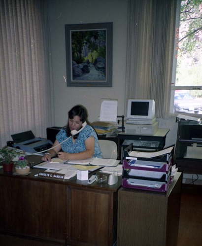 Color Photos of administration personnel. Carolyn K. Sandlin.