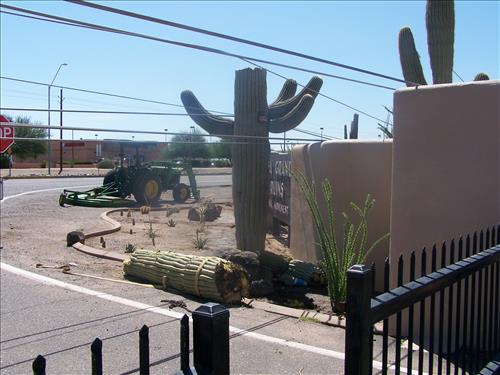 Storm damage at CAGR August 30 2007