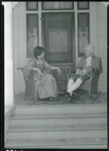 Mr. & Mrs. Horace Albright in Bracebridge costume.