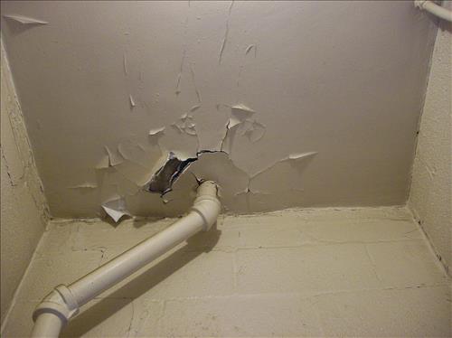 FODU-Damaged Paint at Fort Dupont Maintenance Facility, January 5, 2009