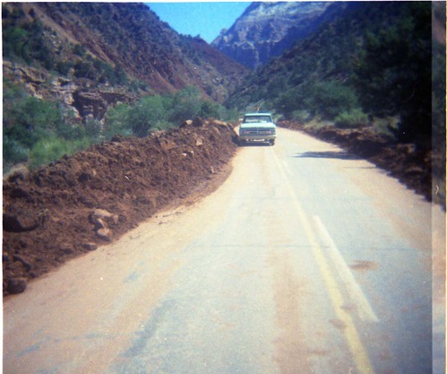 Color Photos of flood damage from the 1972 flood.
