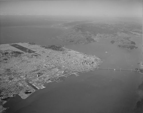 Sample of aerial photographs of San Francisco by photographer Don Maskell