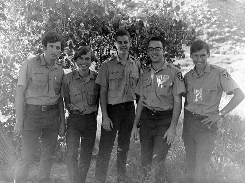 Student Conservation Association (SCA) park assistants, 1969.