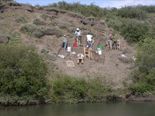 Archeological excavations at the Late Prehistoric Age Hungry Fox site (KIR-289), Gates of the Arctic National Park and Preserve, July 2004