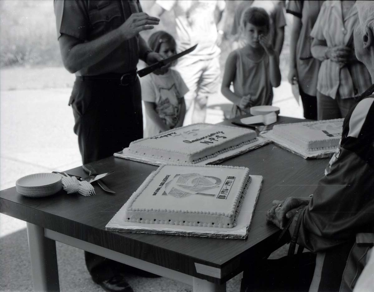 BW Photos of the parks 75th anniversary celebration.