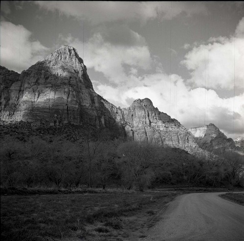 BW Photo of flood damage from 1966 flood.