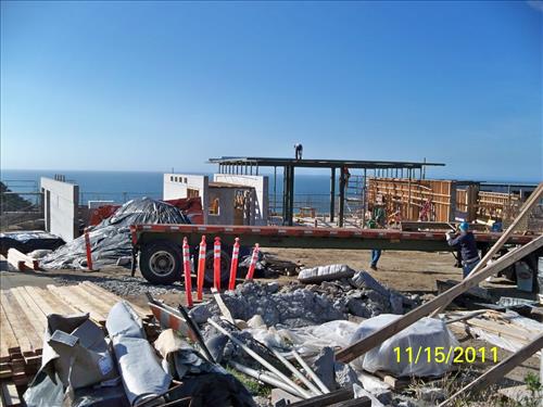 Lands End Lookout  Construction photos group 1