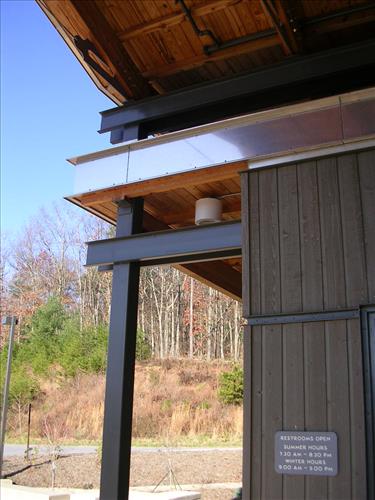 Destination Center details at Blue Ridge Parkway in November 2009