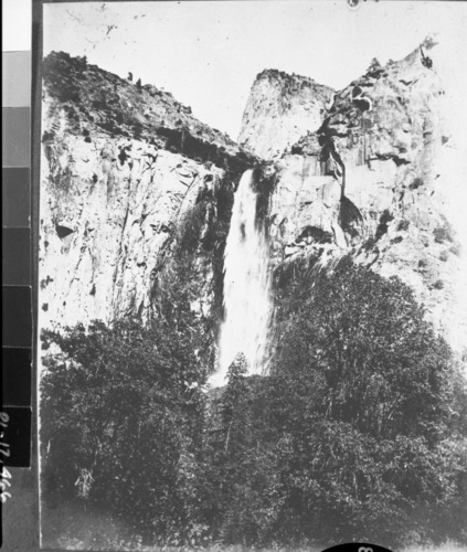 Copy Neg: 11-3-86 MD; "Bridalveil Falls 1900". Gerdes Album.