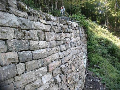 Rend Trail Wall Repair September 2013