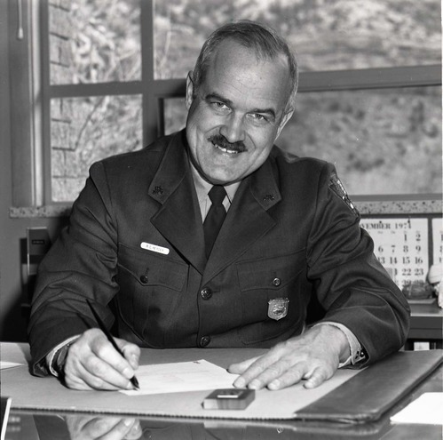 BW Photos of Superintendent Robert C. Heyder.