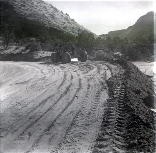 East side road repair and turn out construction.