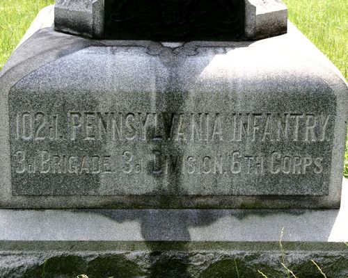 102nd Pennsylvania Infantry Monument