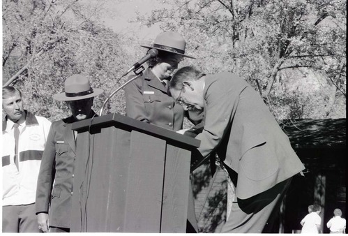 BW Photos of the Zion Lodge Rededication Ceremony.