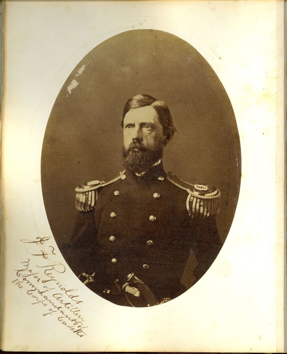 J F. Reynolds, Major of Artillery and Commandant of the Corps of Cadet