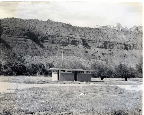 Comfort station, Watchman Campground.
