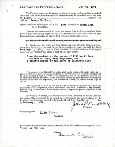 Document, Mt. Auburn to Dorr, February 10, 1937 p.1.tif