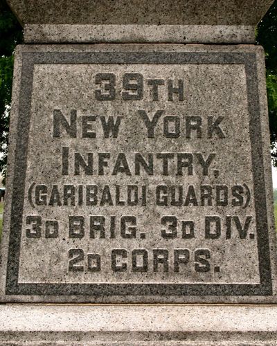 39th New York Infantry Monument