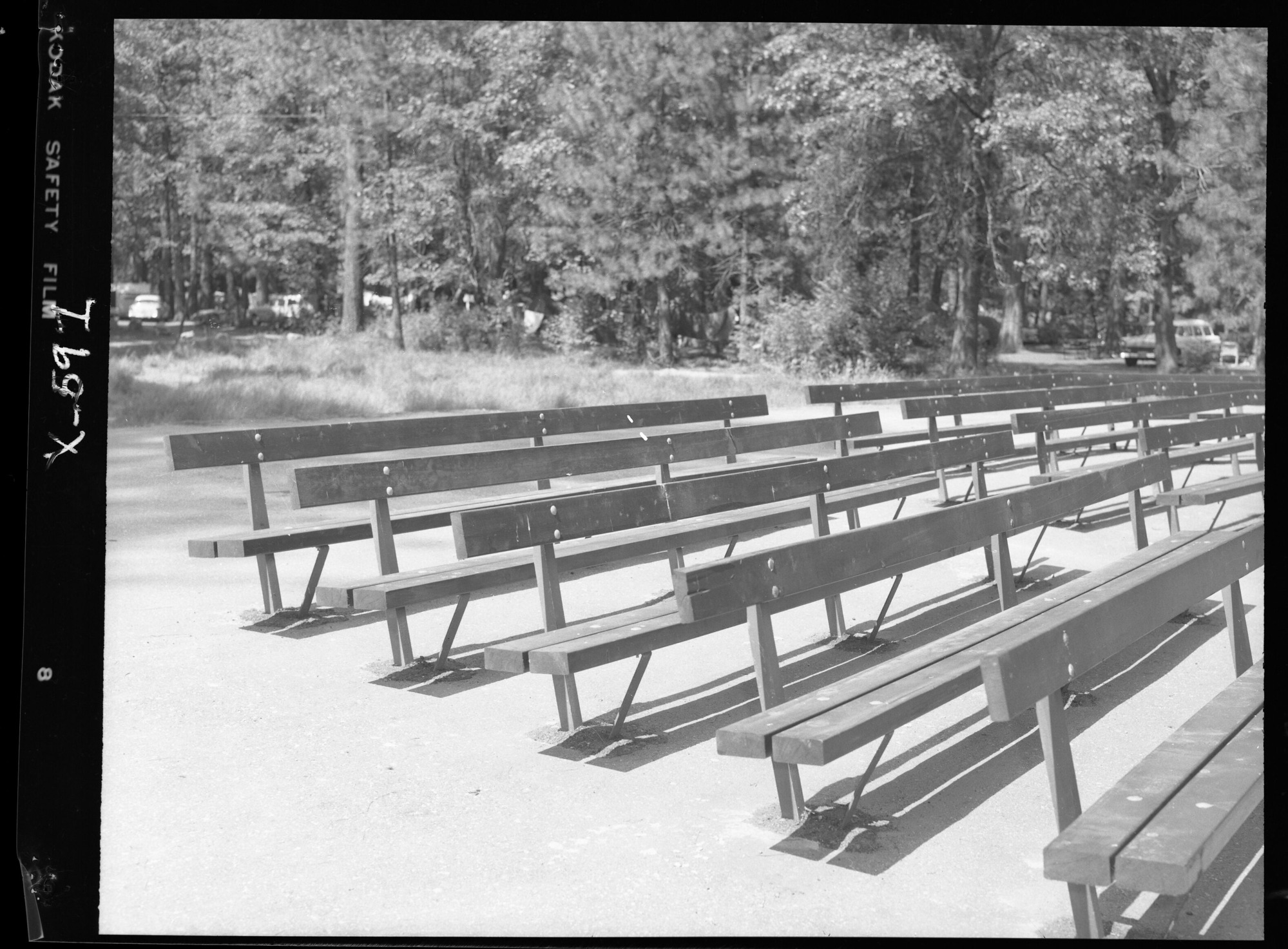 Camp 7 Seats at new amphitheater (to illustrate construction and design of new interpretive amphitheatre)