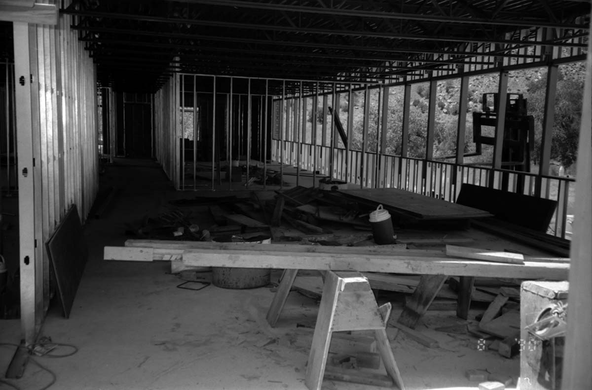 Construction of headquarters addition.