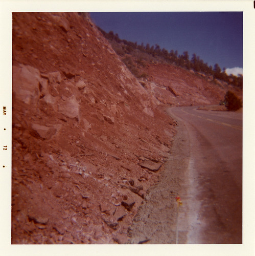 Road repair and sealcoating of Kolob Canyon Road.