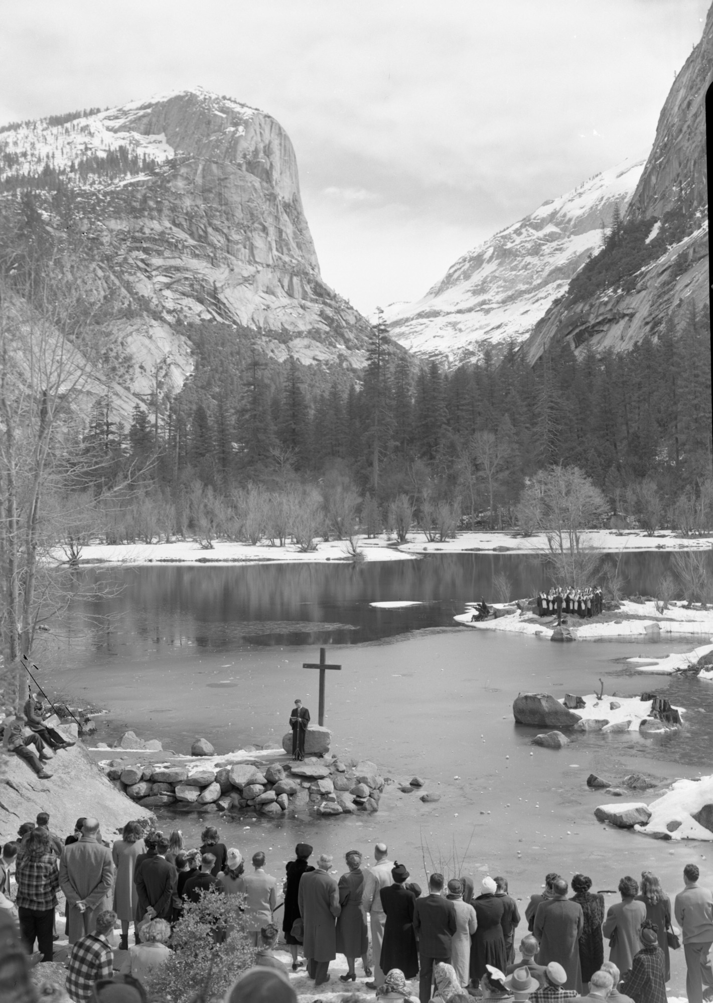 Easter Sunrise Service at Mirror Lake.