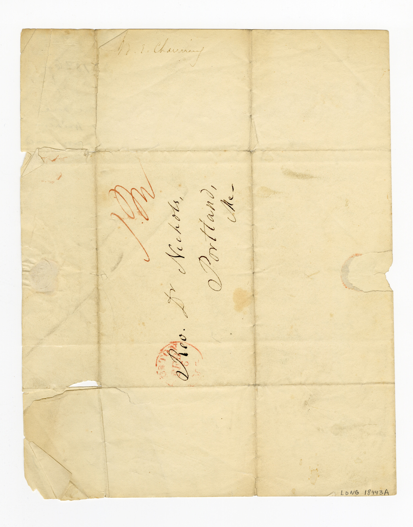 Manuscript letter