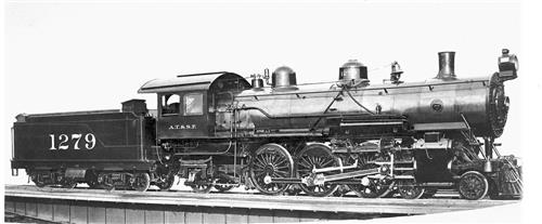 011/001.021--Atchison, Topeka & Santa Fe Railroad Locomotives [GROUP 3]