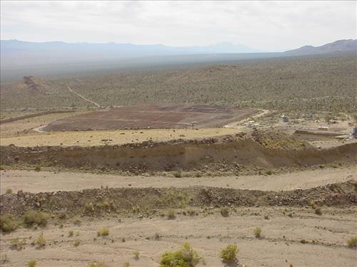 Morning Star Mine's Cyanide Heap Leach Pads