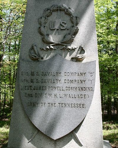 United States Cavalry Monument at Shiloh National Military Park in May 2004