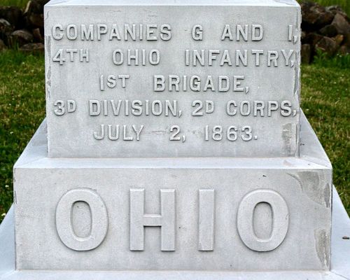 4th Ohio (Cos. G & I) Infantry Monument