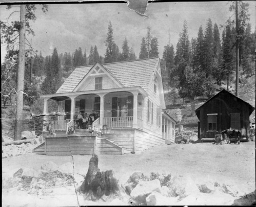 Old Bruce Homestead at Chilnualna near Wawona.