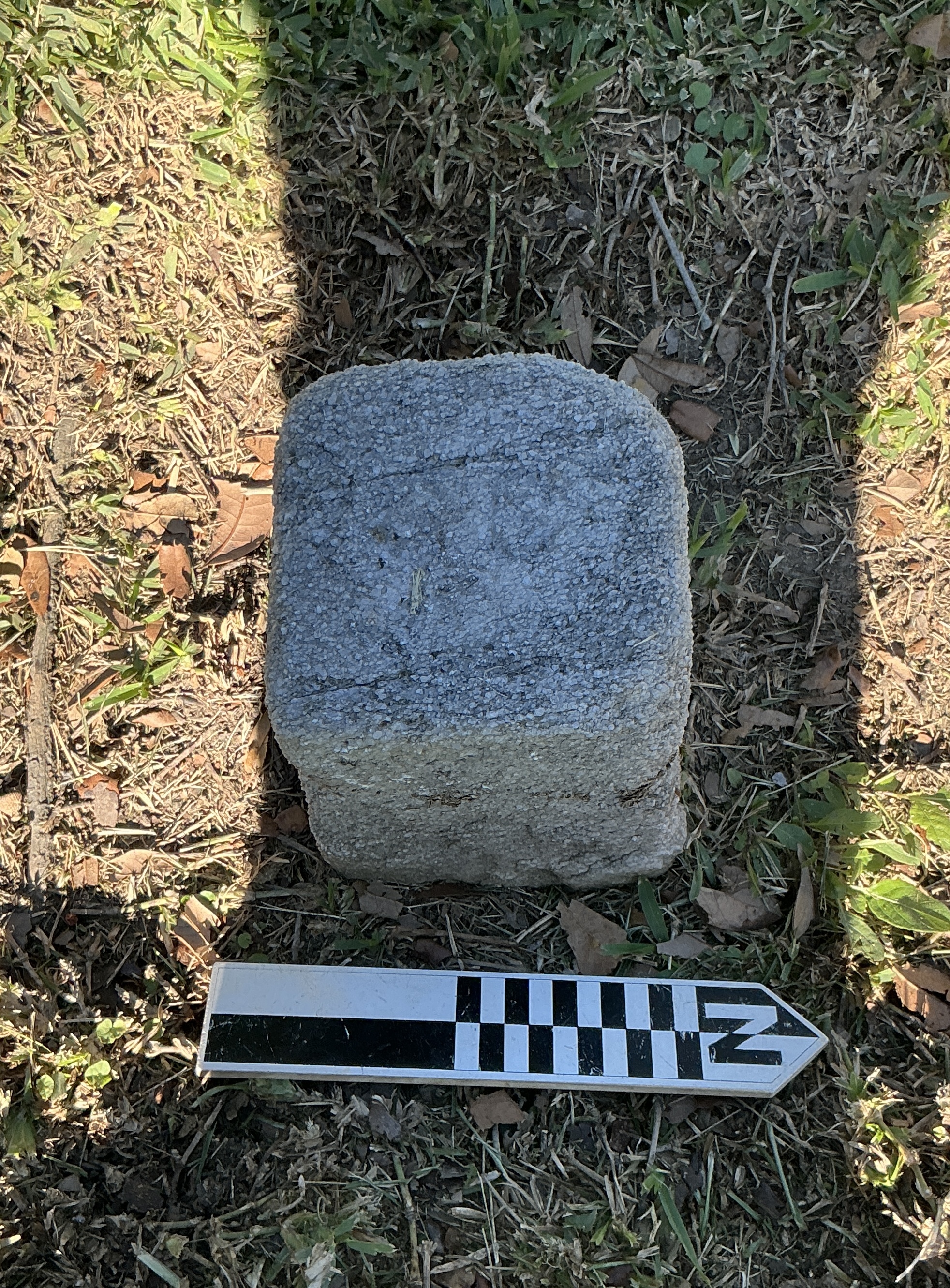 Extra image of flat marble marker