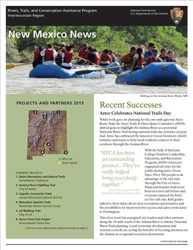 RTCA 2013 New Mexico News