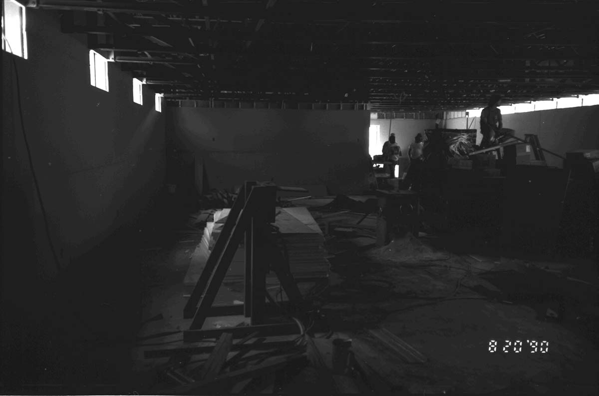 Construction of headquarters addition.